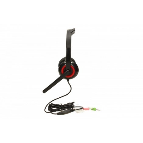 Gembird | MHS-002 Stereo headset | Built-in microphone | 3.5 mm | Black/Red - 8